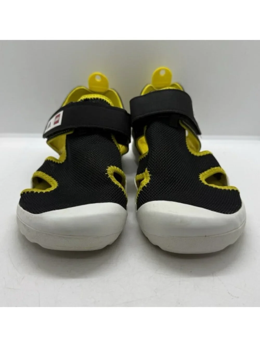 Adidas Lego x captain toey GY5089 Mesh Sandals Black Yellow Unisex Kids US Sz 3